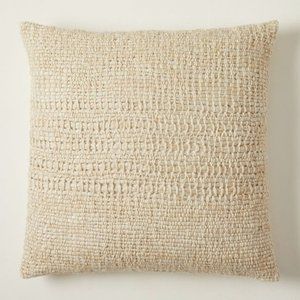 West Elm / Cozy Weave Pillow Cover / Natural / 24" x 24"